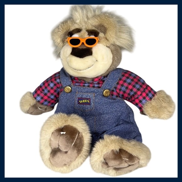 Vintage 1997 Tyco Real Talking Bubba Wisecrackin' Bear 18" Plush Tested Works - Picture 1 of 7